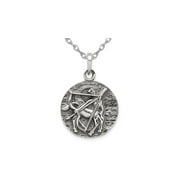 Sterling Silver SAGITARIUS Charm Zodiac Astrology Pendant Necklace with Chain