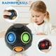 thumbnail image 1 of Muyoka Rainbow Puzzle Ball con 11 colores Magic Rainbow Ball 3D Speed Cube Ball Alivio del estrés Top Rainbow Ball Desarrollo sensorial Puzzle Ball para niños adultos Muyoka Hogar, 1 of 6