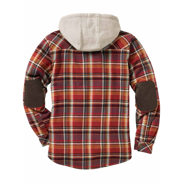 Legendary whitetails men's camp night berber lined hooded flannel stores sales