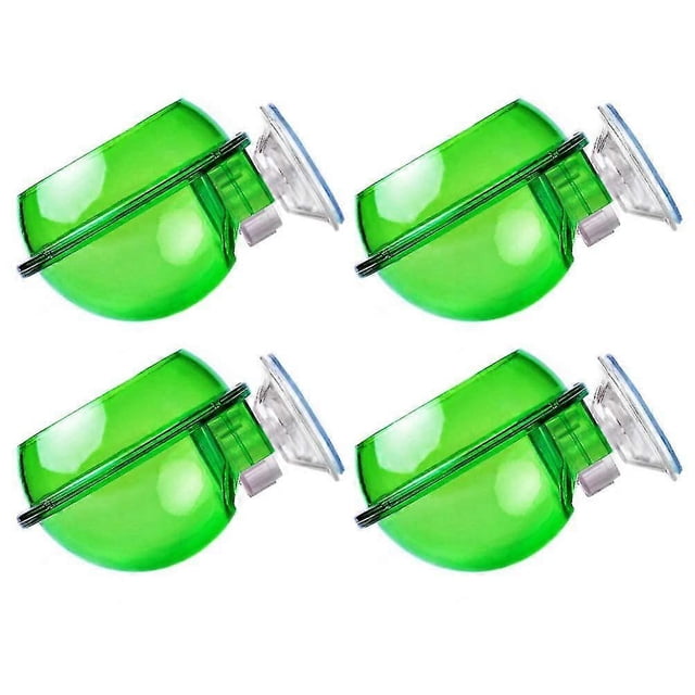 Alimentador automático de 4 piezas para acuario, comederos cónicos para lombrices rojas, plantas, camarones y vasos para peces.