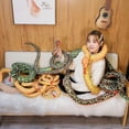 thumbnail image 5 of Huge Size Realistic Snake Plush Toy - 300 Cm Boa Cobra Stuffed Snake In Red, Yellow, Blue, And Green - Creative Decor Gift-week, 5 of 5