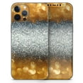 thumbnail image 5 of DesignSkinz Gold and Silver Unfocused Orbs of Glowing Light Full-Body Skin Decal Wrap Cover for iPhone 14 Pro, 5 of 9