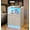 White, variant on AOGLLATI LED Nightstand with Charging Station, Night Stand with Pull-Out Tray, 2 Drawers, Bedside Table with LED Lights, Modern End Table with USB Ports Outlets, Black