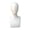 Flat Shoulders, variant on Serenable Mannequin Head Model Multipurpose Manikin Head Display Styling Wig Holder Wig Stand for Headset Headdress Jewelry Scarves Hat High Low Shoulders