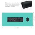 thumbnail image 2 of Xecao Teal Turquoise Print Large Mouse Pad, 16x35.5in Mousepad, Professional Non-Slip Rubber Base Big Mouse Pad, Mouse Pad for Gaming & Office Full Desk Mouse Pad, 2 of 9