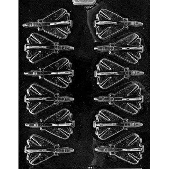 Grandmama's Goodies M084 B/S Airplane Chocolate Candy Soap Mold with Exclusive Molding Instructions