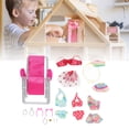 thumbnail image 4 of Accesorios de tela de playa en miniatura paquete de ropa de muñeca de playa traje de Bikini 1/12 para decoración para niños ANGGREK Otros, 4 of 8