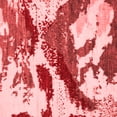 thumbnail image 1 of Ahgly Company Machine Washable Indoor Square Abstract Red Modern Area Rugs, 7' Square, 1 of 4