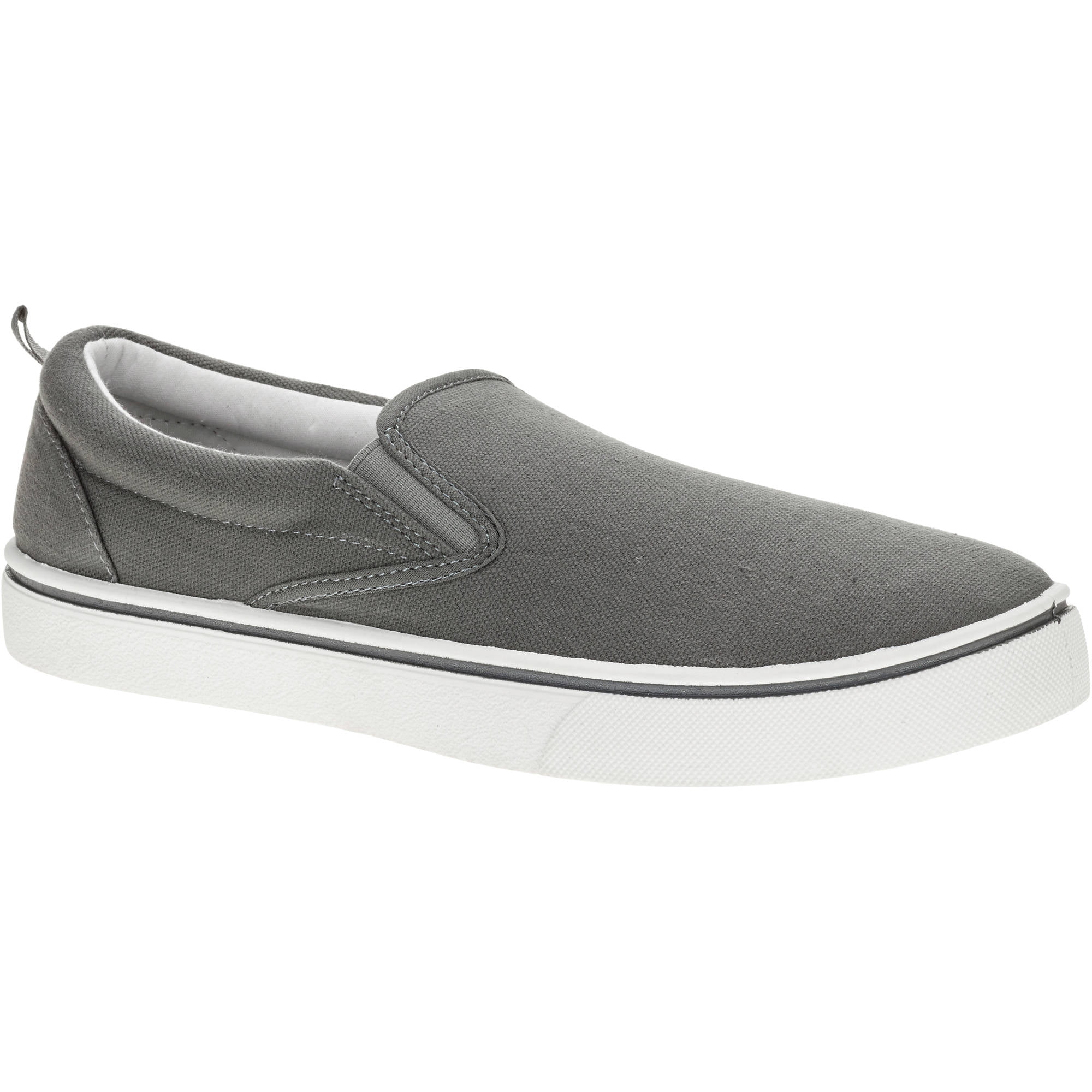 Faded Glory Mens Canvas Twin Gore SlipOn Shoe Walmart Inventory