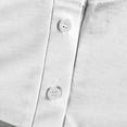 thumbnail image 5 of Womens Long Sleeve Polo Shirts Color Block V Neck Collared, Fall Casual Tunic Tees for Weekend Light Gray 2XL, 5 of 6
