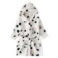 thumbnail image 1 of Hiiyo Infant Boys Cartoon Hooded Bathrobe with Pockets Warm Sleepwear Robe Nightgown, 1 of 2