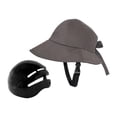 thumbnail image 2 of Casco de bicicleta unisex, ligero, tipo gorra, 58-60 cm Gris, 2 of 9