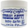 Country Comfort Herbal Savvy Comfrey - Aloe Vera 2 oz Salve