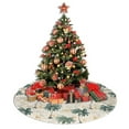 thumbnail image 4 of Christmas Tree Skirt, Palm tree_AC Soft Plush Christmas Tree Decorations Indoor, Tree Skirts Mat for New Year Halloween Holiday Christmas Party Decor 48", 4 of 6