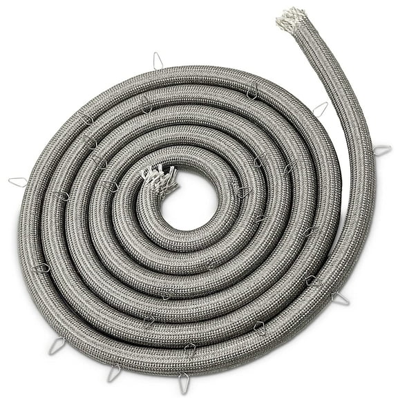 Whole Parts Gas Range Oven Door Seal Gasket (Including 27 Mounting Clips), Part# DG63-00255B - Replacement and Compatible with Some Samsung Ranges or Ovens