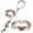 Beige, variant on Dog Collar and Leash Set for Small Dogs, Adjustable Soft Puppy Collar with Quick Release Buckle, 5FT Heavy Duty Nylon Matching Leash for Boy Girl Chihuahua, Yorki, Bulldog, Green S