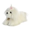 thumbnail image 3 of Aurora - Medium White Miyoni Tots - 9" Maltese Puppy - Adorable Stuffed Animal, 3 of 5