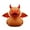 Orange, variant on Dserhfy Demon Duck Figurine 3D Printed Devil Duck with Red Horns Bat Wings Halloween Gothic Collectible Statue Desktop Home Decor for Teens Adults