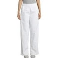 thumbnail image 2 of Uncommon Threads 4000-2504 Large Classic Basic Baggy Chef Pant with 3'' Elastic Waist in White, 2 of 4