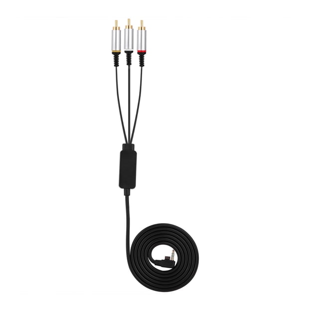 Cable componente de 1,5 M ABS TV Cable AV Cable de audio y vídeo para PSP2000 3000