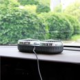thumbnail image 4 of Ventiladores De Coche Usb De 12V-24V Ventiladores De Coche De 360 ​​Grados Ventilador De Coche Giratorio Ventilador De Doble Cabezal Con Ventilador De Refrigeración De Coche Ajustable De 3 Vogacara VI009352-02, 4 of 7