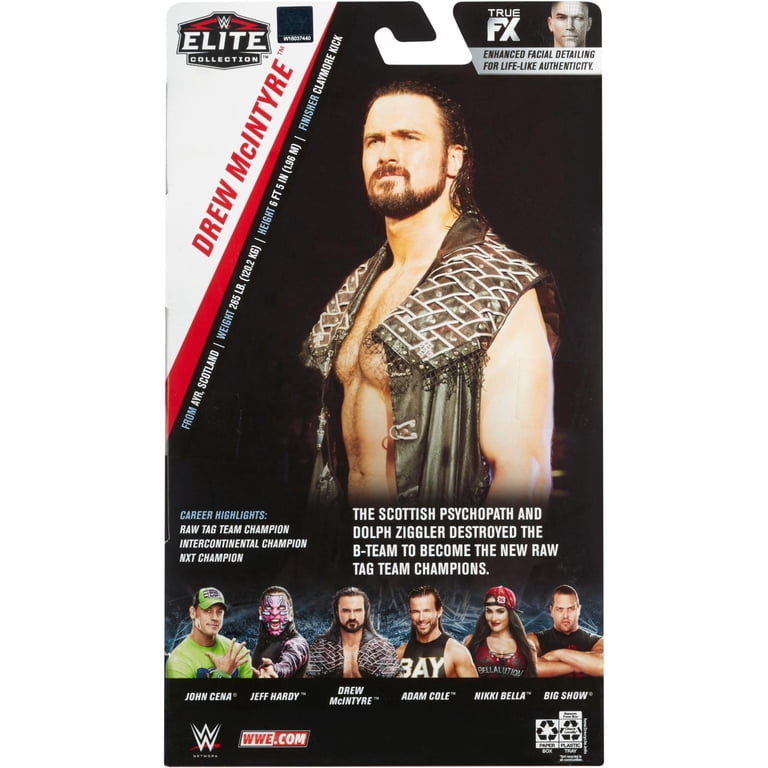 WWE Mattel Drew McIntyre Elite Collection – Action Figure 15 Cm – 25 Punti Articolazione