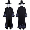 thumbnail image 2 of ZTACE POP Singer Stars Costumes - Saija Boys Grim Reaper Black Outfit, Men Cosplay Outfit Bodysuits, Halloween Cosplay Costumes - Black, XL, 2 of 3