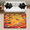 Multicolour 2, variant on CURLYOOT Xmas Vintage Highland Cow Holiday Area Rug 3x5 Ft Rugs for Entryway Entrance Kitchen, Washable Non Slip Indoor Floor Carpet for Bedroom Living Room
