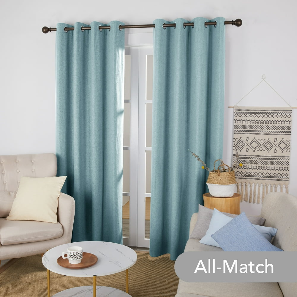 Deconovo 100 Blackout Curtains Full Light Blocking Thermal Insulated