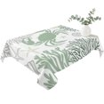 thumbnail image 2 of Sage Green Crab Coastal Table Cloth Waterproof Tablecloths, Summer Coral Nautical Tablecloth Dining Table Cover for Kitchen Party Tabletop Outdoor, Rectangle Tablecloth 60x84 Inch, 2 of 9