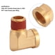 thumbnail image 3 of Accesorios de tubería de Latón ANGGREK Adaptador de 90 grados Para la industria, 3 of 7