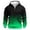 #Green, variant on Men's Long Sleeve Casual Fashion Gradient Zipper Pullover Hoodies,Sweatshirts with Pocket,Dark Blue,L