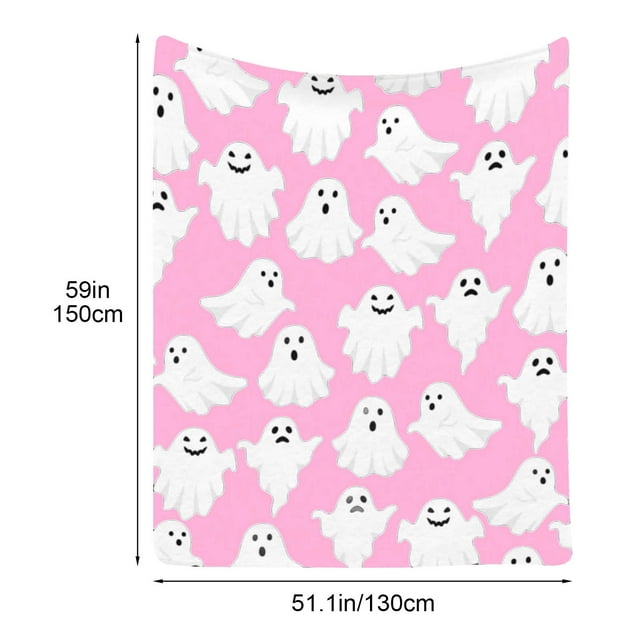 DPTALR Halloween Printed Blanket Lunch Break Blanket Sofa Blanket Office Blanket