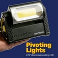 thumbnail image 5 of LUXPRO Pro Series 1050 Lumen Directional Pivoting Work Light - Battery Powered Work Light for Up to 35 Hours of Use - Portable Light for Camping, Garage, and More, 5 of 7