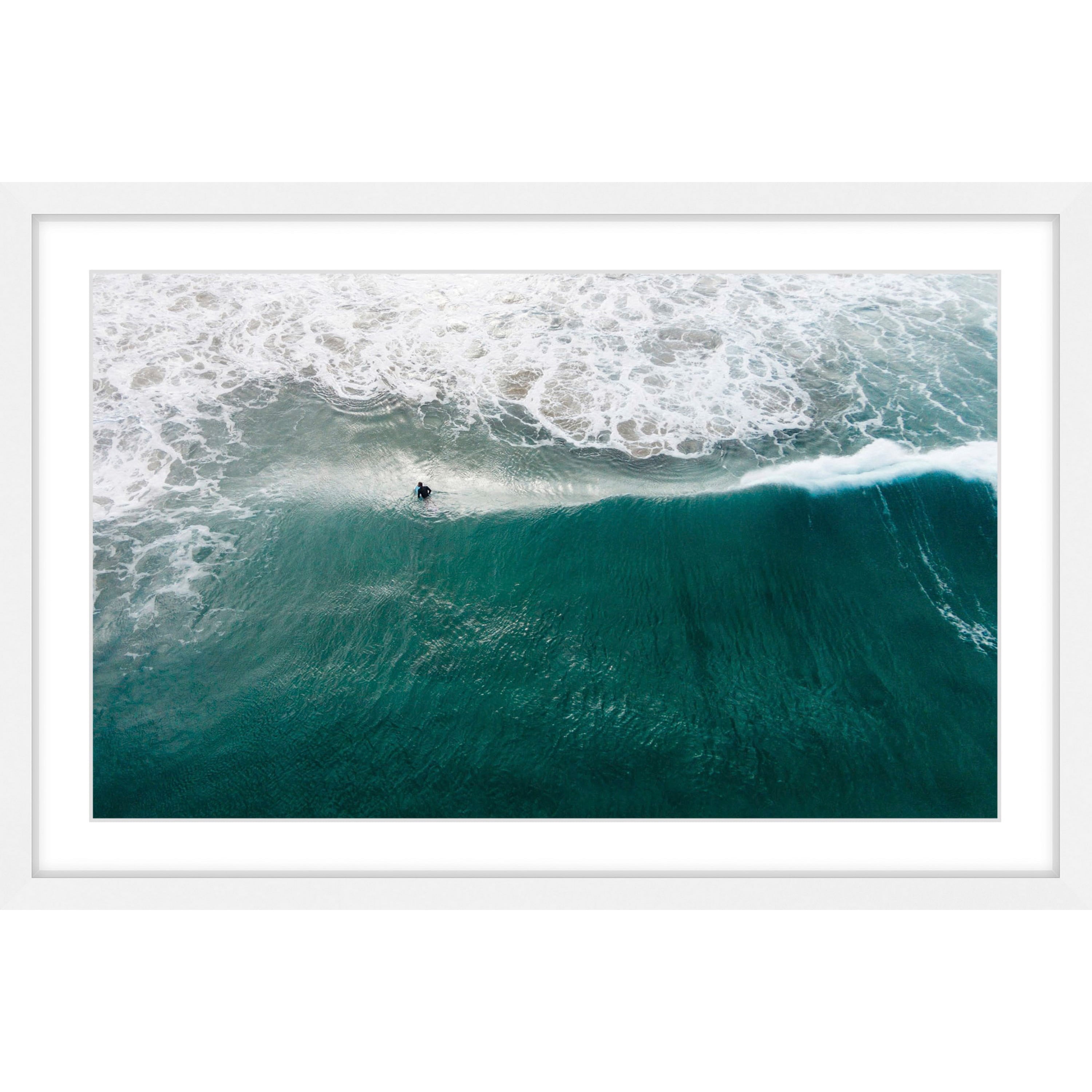Marmont Hill "Catch That Wave" by Karolis Janulis Framed Painting Print
