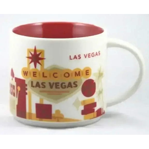 Starbucks 2013 You Are Here Collection Las Vegas 14 oz Collector Coffee Mug