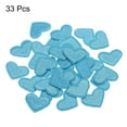 thumbnail image 3 of Heart Shaped Iron on Patches Sky Blue Embroidered Sew on Love Applique Patches 33 Pack, 3 of 6
