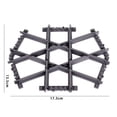 thumbnail image 1 of City Trains Flexible Tracks Forked Straight Curved Soft Rails Track Switch Building Block Bricks Kids DIY High-tech Creative Toy,Stytle L, 1 of 10