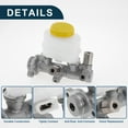 thumbnail image 4 of Unique Bargains Brake Master Cylinder for Nissan Sentra 1995-2000 Durable No.4601050Y02 Engine Compartment Hydraulic Master Cylinder Silver Tone,White 1 Pcs, 4 of 7