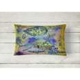 thumbnail image 2 of Carolines Treasures 8394PW1216 Turtle Canvas Fabric Decorative Pillow, 12H x16W, multicolor, 2 of 3