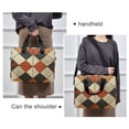 thumbnail image 6 of FORMRS 16" Laptop Bag Carrying Sleeve Case with Handle Travel Shoulder Briefcase, Checkered Pattern, 6 of 8