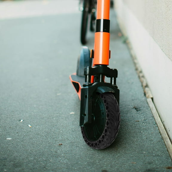 WHAMVOX Electric Scooter Tires Front Or Rear Honeycomb Tires Replacement Solid Rubber Wheels For Electric Scooter 8.06x5.5 Inch Black