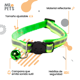 thumbnail image 3 of Collar para Gatos Mr. Pets, Reflectante, Ajustable verde Unitalla, 3 of 5