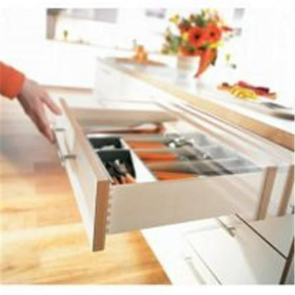Blum B563F 2290B10 9 in. Tandem Soft Close 0.75 in. Material & 0.87 in. Extension, 100 lbs