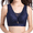 Navy, variant on Bras for Women Juniors Plus Size Wirefree Supportive Lift Yoga Sports Workout Gym Seamless Strapless Comfort Bra Red 42E