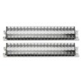thumbnail image 1 of Terminal Block,2pcs Dual Row Terminal Terminal Strip Terminal Junction Block Professional Grade, 1 of 8