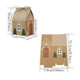 thumbnail image 5 of Shoreew 24 Pcs Christmas Cottage Gift Box 3D Pop Up House Shaped Gift Box Paper Treat Box for Holiday Party Favors Cookie Candy Packaging, 5 of 7