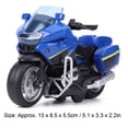 thumbnail image 3 of Alloy Motorbike Model, Vehicle Toy, Simulation Pull-Back  for Kids Children White,Yellow,Blue, 3 of 7