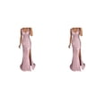 thumbnail image 2 of Vestido de noche Qarigey Traje de fiesta Rosa XL 2piezas, 2 of 6