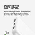 thumbnail image 3 of Belkin 20K Power Bank, USB-A & C 15W, White with Overcharge Protection, Portable Power Pack, 3 of 10